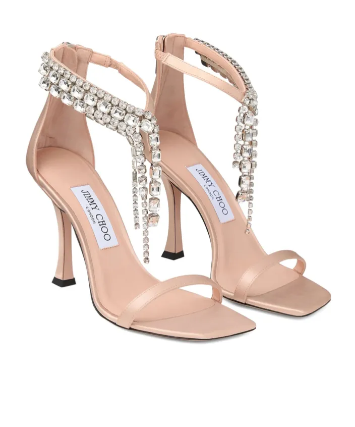 Square Toe High Heel Sandals