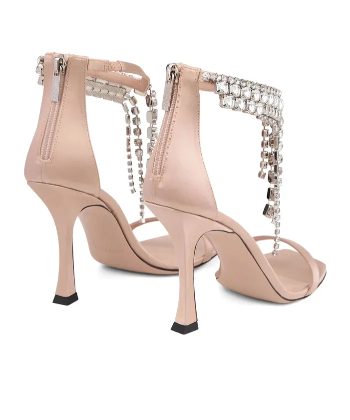 Square Toe High Heel Sandals