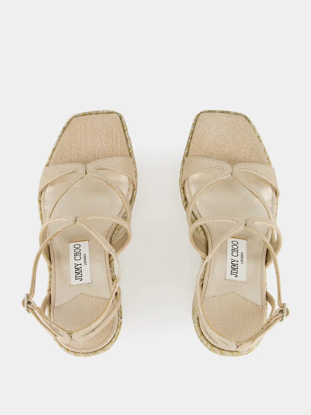 Square Toe Wedge Sandals