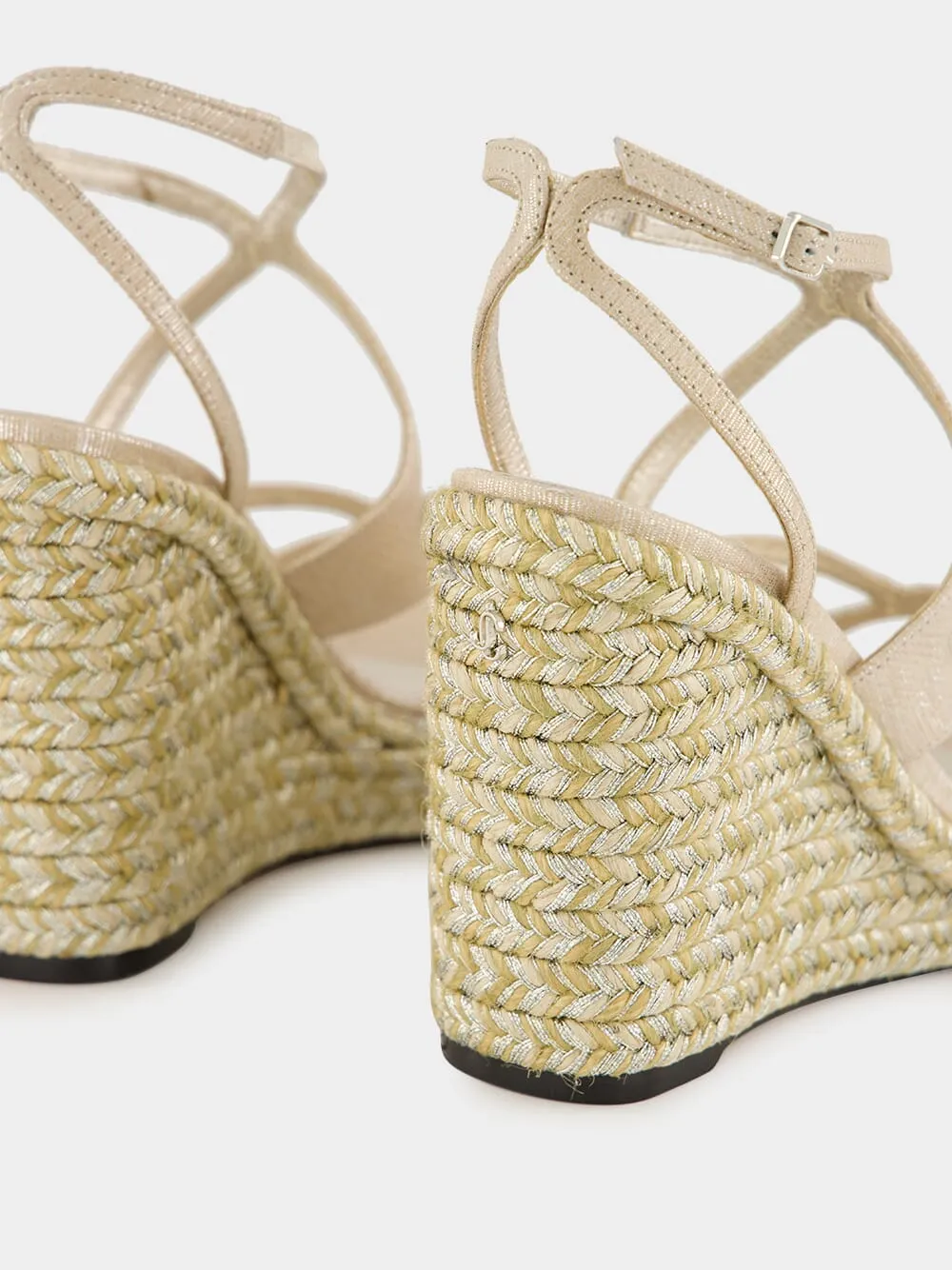 Square Toe Wedge Sandals