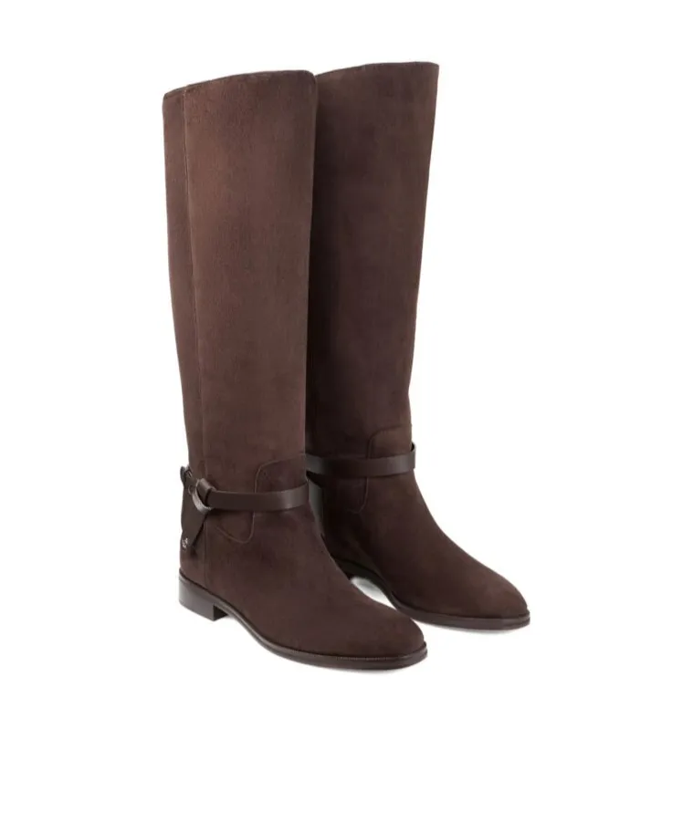 Logo Thigh-High Boots