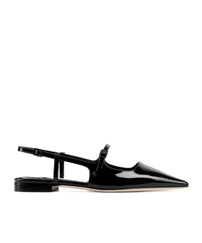 Pointed-Toe Flat Sandals