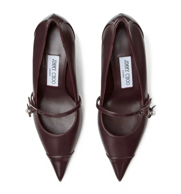 65Mm Aren Pearl-Embellished Pointed-Toe Pumps