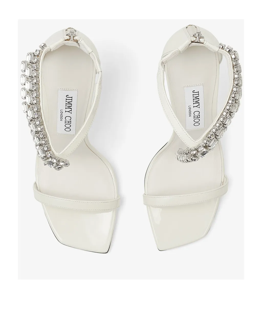 100 Verity Embellished Strap Heeled Sandals