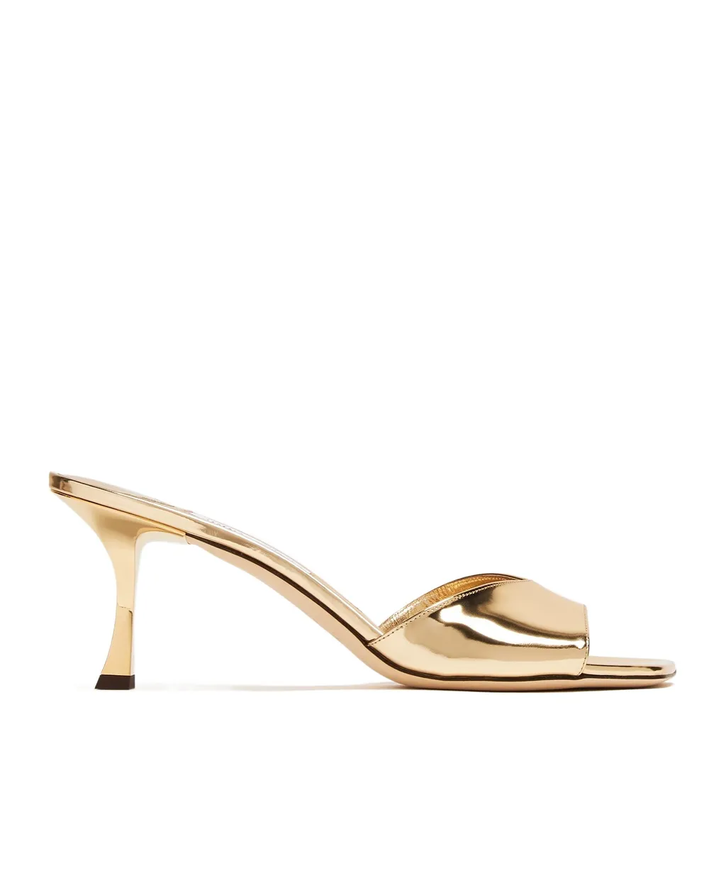 Square-Headed High-Heeled Sandals