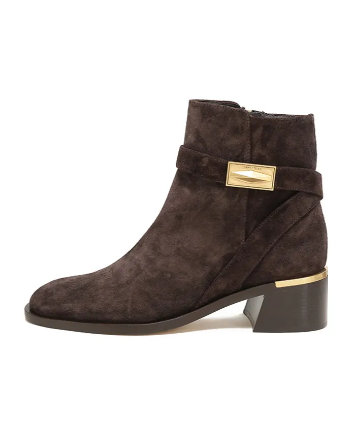 Zippered Ankle Boots