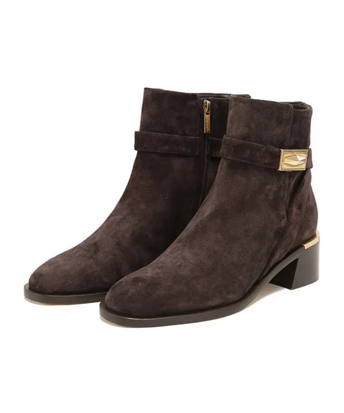 Zippered Ankle Boots
