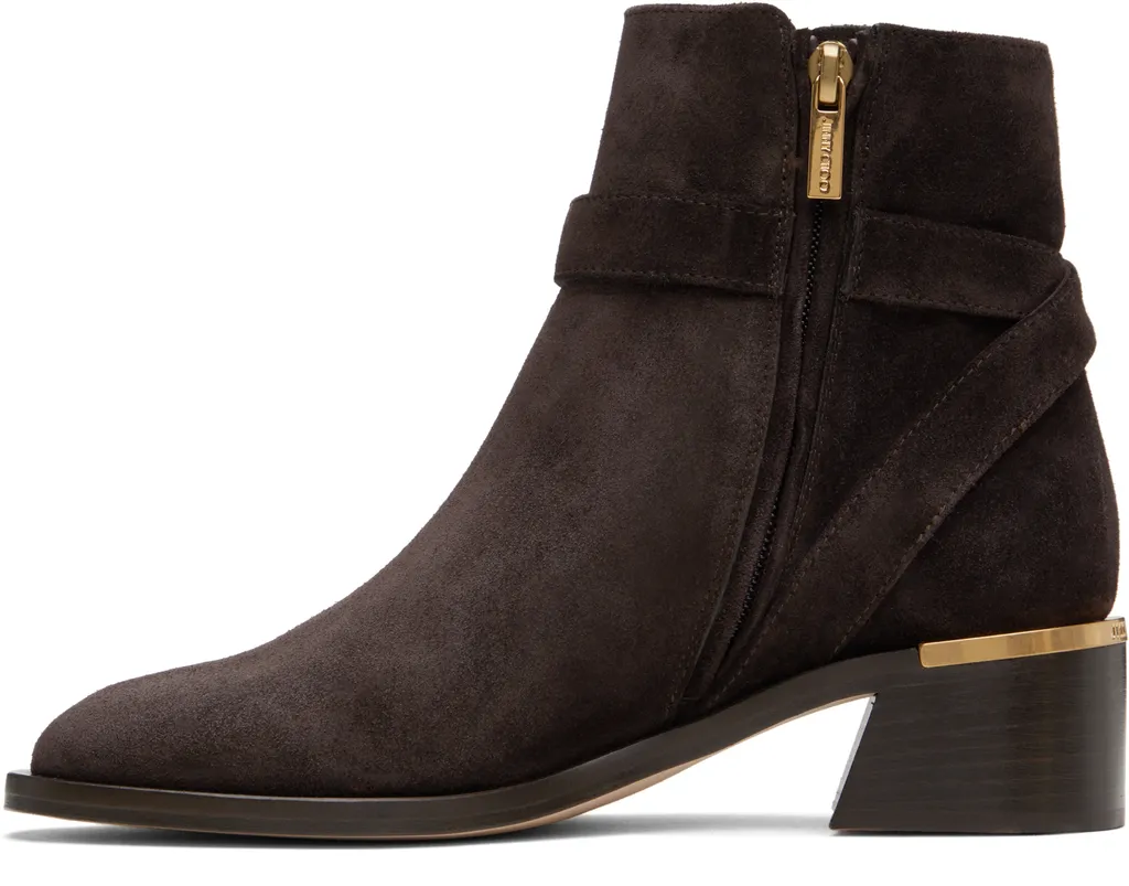 Zippered Ankle Boots