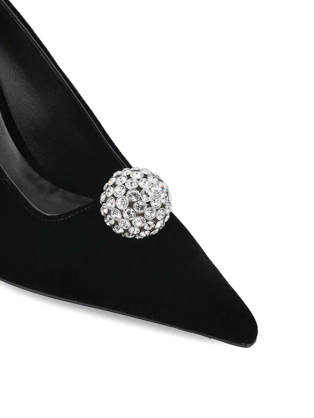 Embellished Velvet Pumps