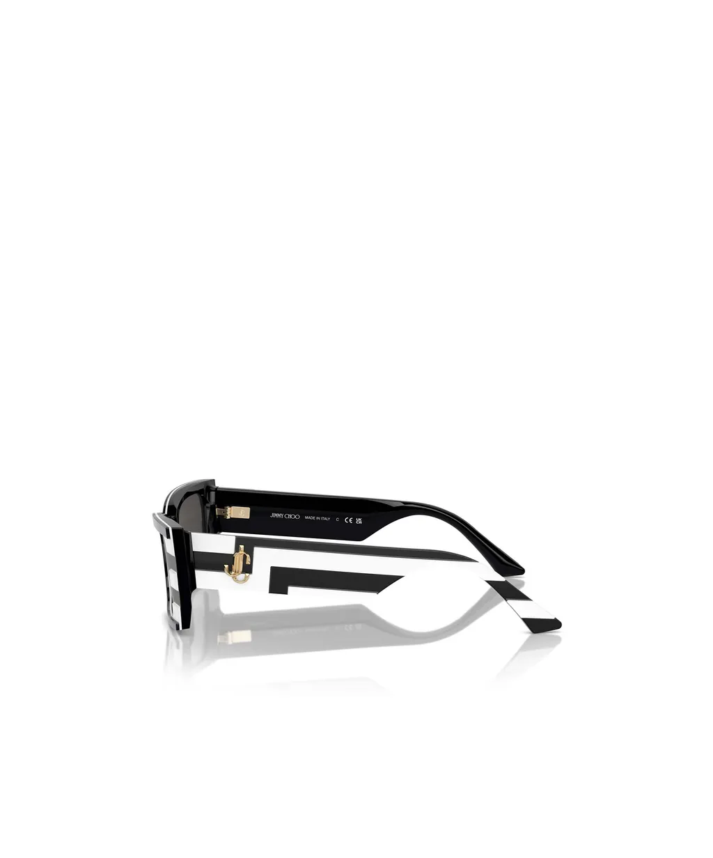 Geometric Frame Sunglasses