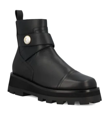 Logo Detailed Ankle Boots