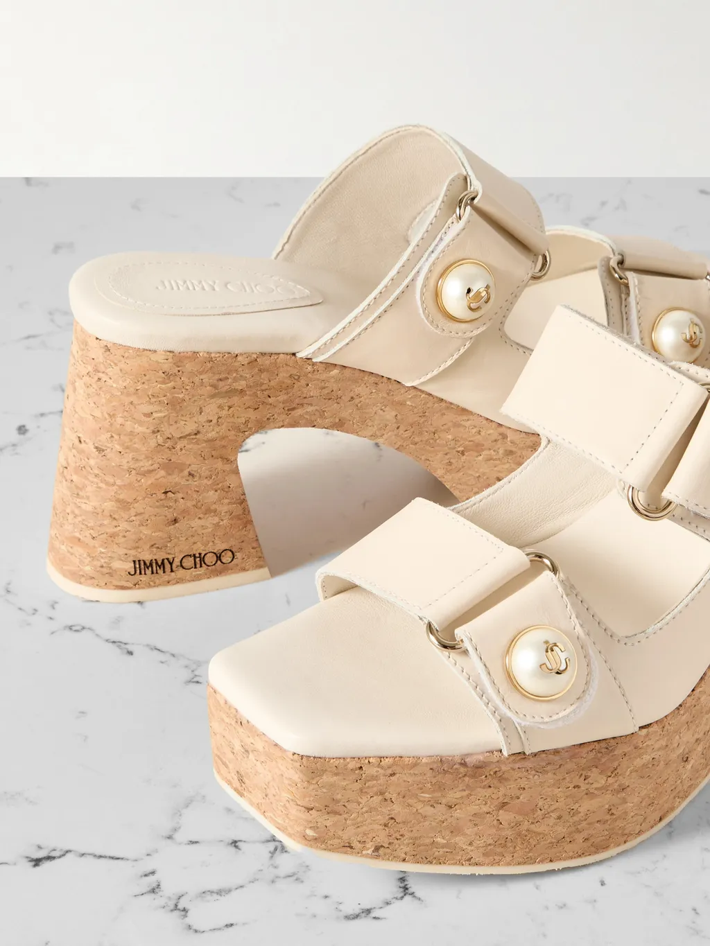 Fayence Slip-On Platform Sandals