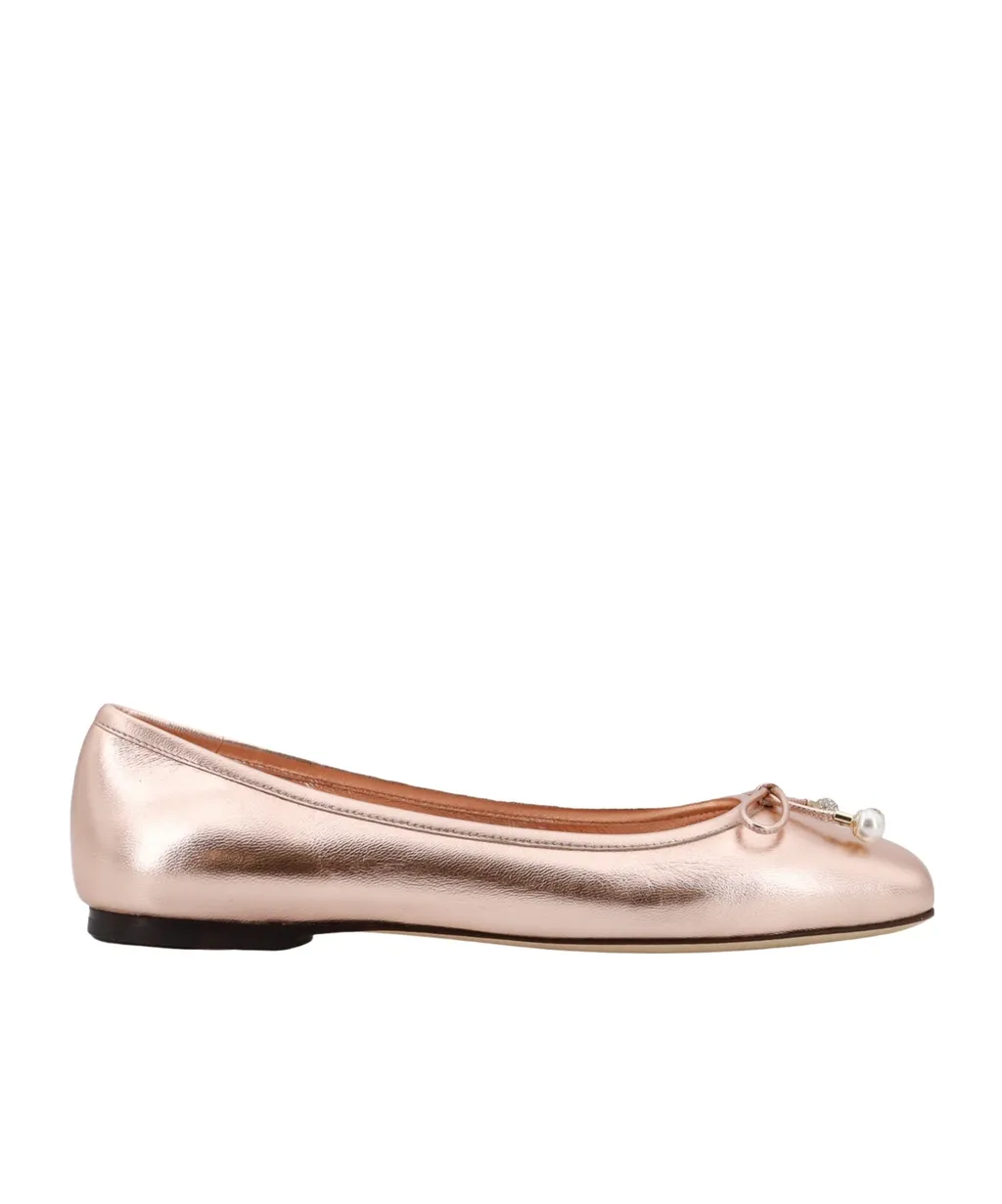 Elme Bow-Detailed Ballerinas