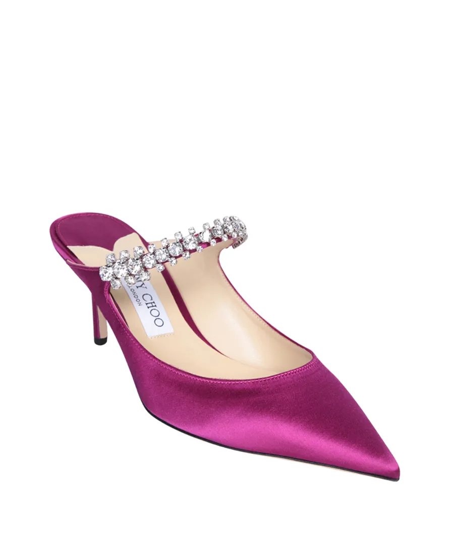 Pointed High-Heeled Muller Shoes