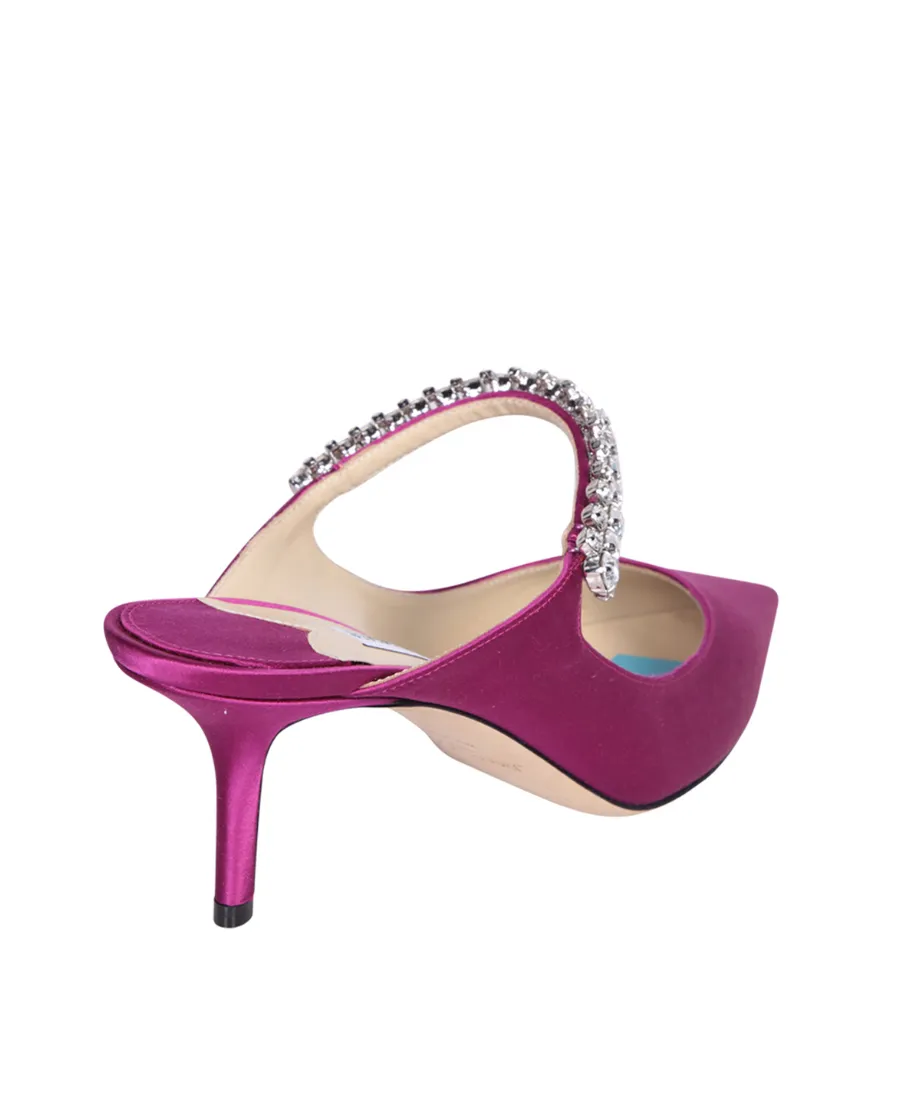 Pointed High-Heeled Muller Shoes