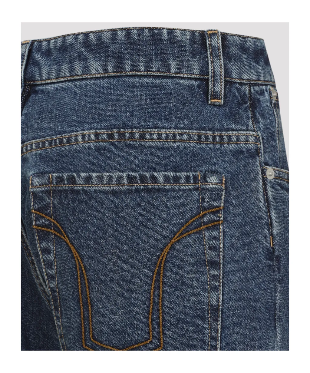 Tapered Leg Jeans
