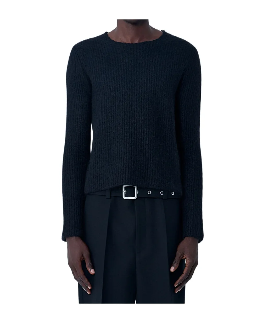 Ribbed Crewneck Jumper