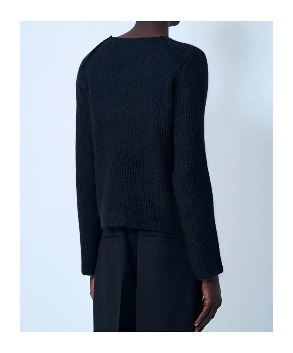 Ribbed Crewneck Jumper