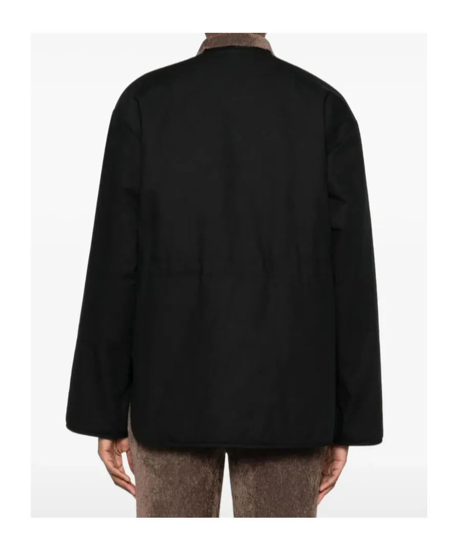 Zip-Front Quilted Coat