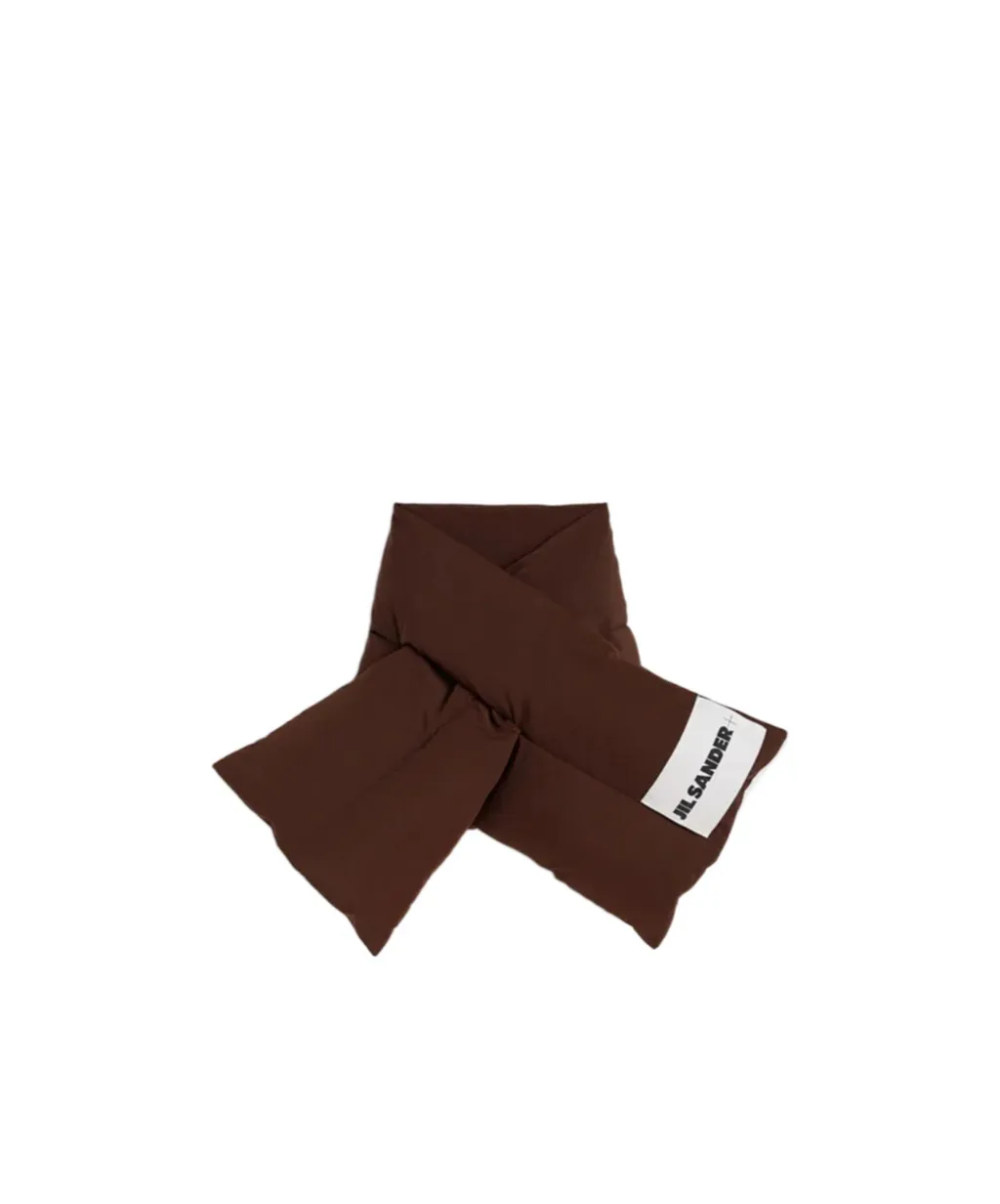 Logo-Patch Padded Scarf