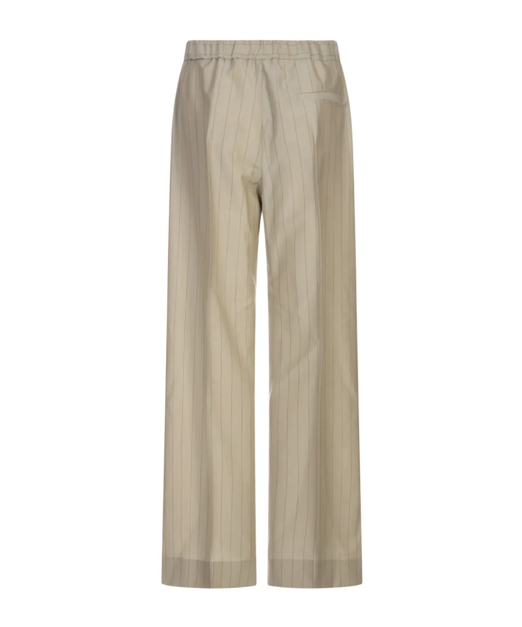 Pinstriped Trousers