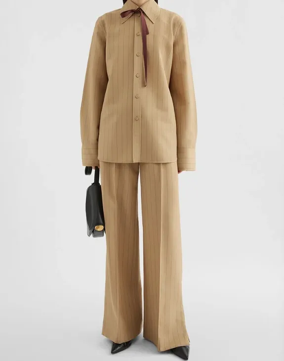 Pinstriped Trousers