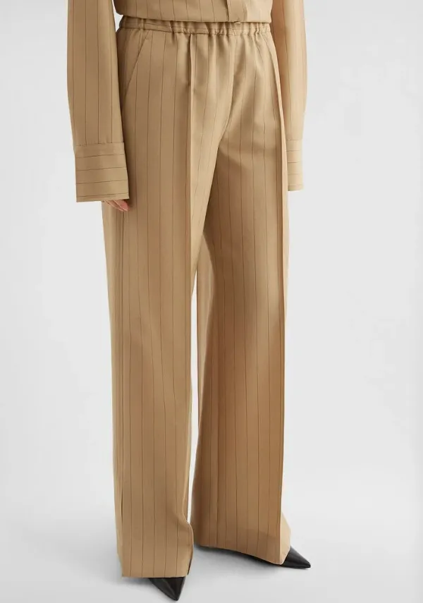 Pinstriped Trousers