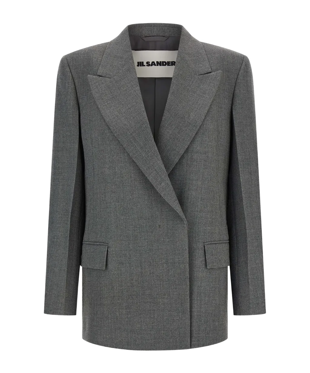 Flap-Pocket Blazer