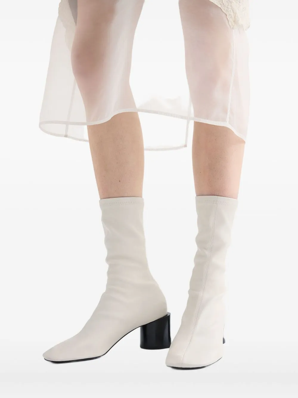 Block-Heel Ankle Boots