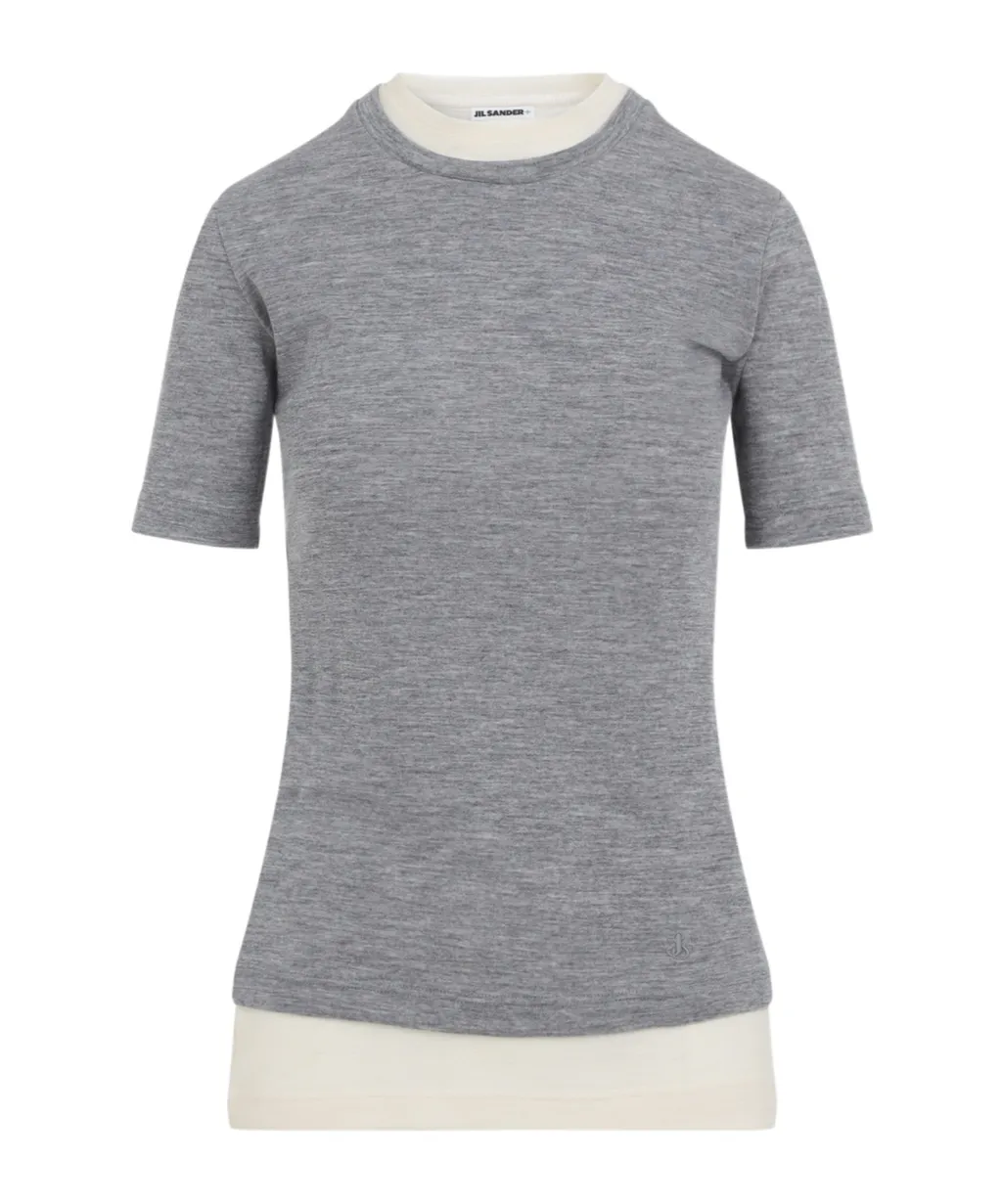 Layered Short-Sleeved T-Shirt