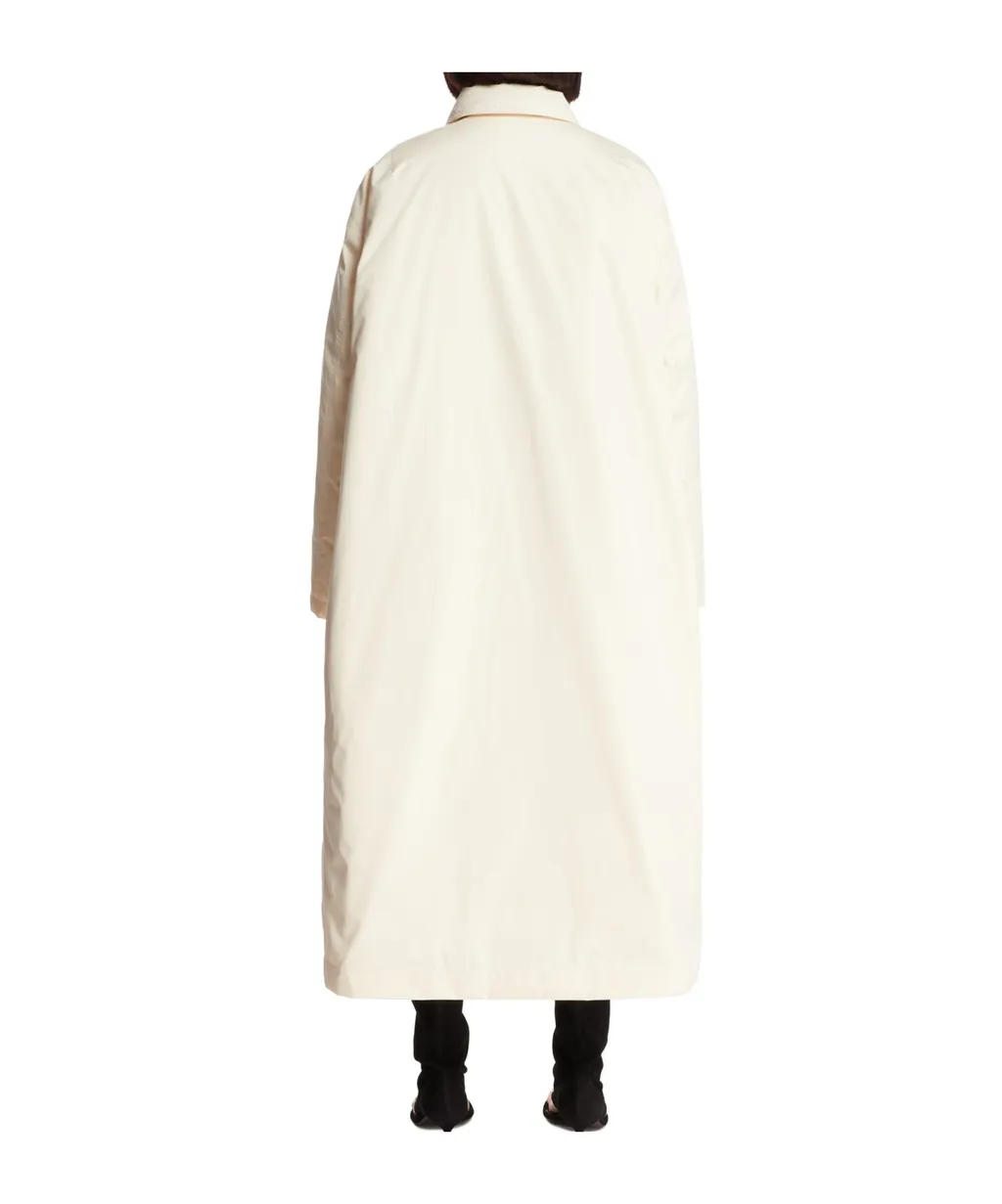 Long-Sleeved Buttoned Coat