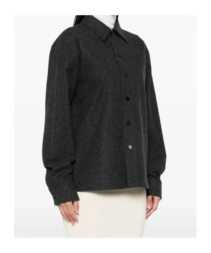 Button-Down Wool Shirt