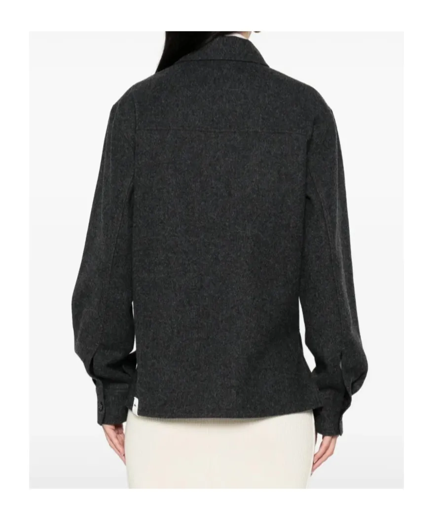 Button-Down Wool Shirt