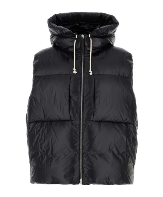 Drawstring Hood Gilet