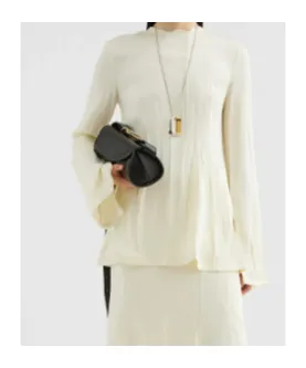 Envers Satin Crewneck Top
