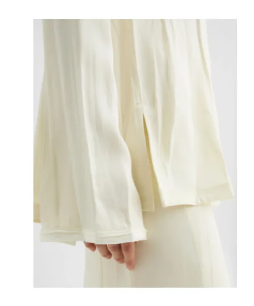 Envers Satin Crewneck Top