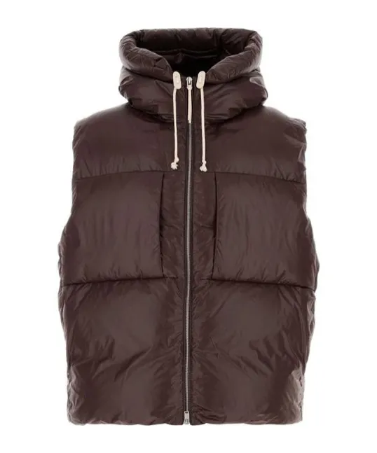 Drawstring Hood Gilet