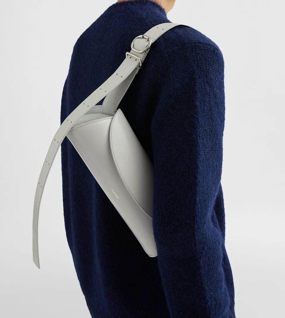 Small Cannolo Leather Shoulder Bag