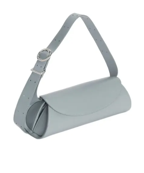 Small Cannolo Leather Shoulder Bag