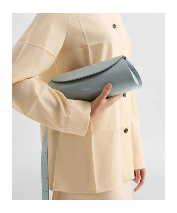 Small Cannolo Leather Shoulder Bag
