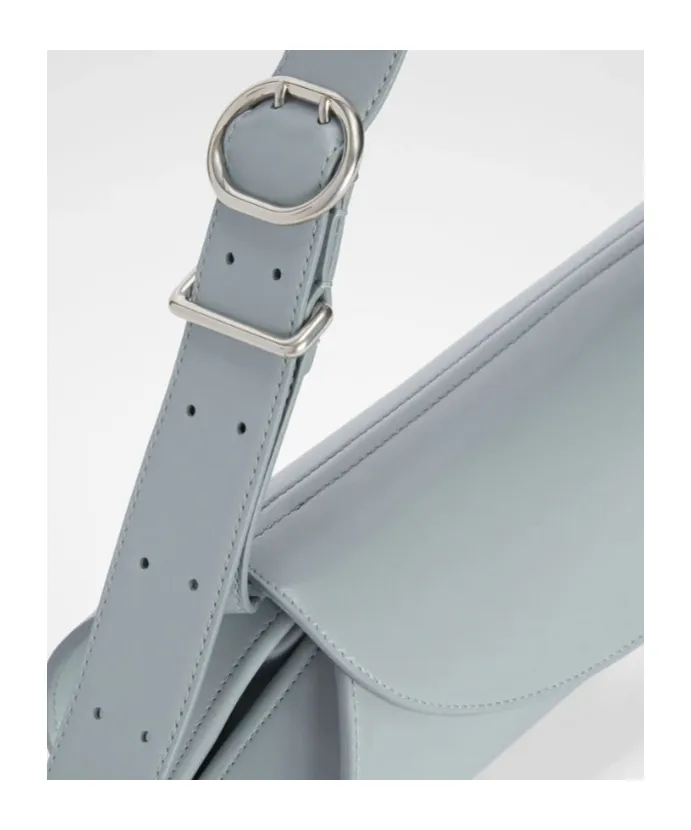 Small Cannolo Leather Shoulder Bag