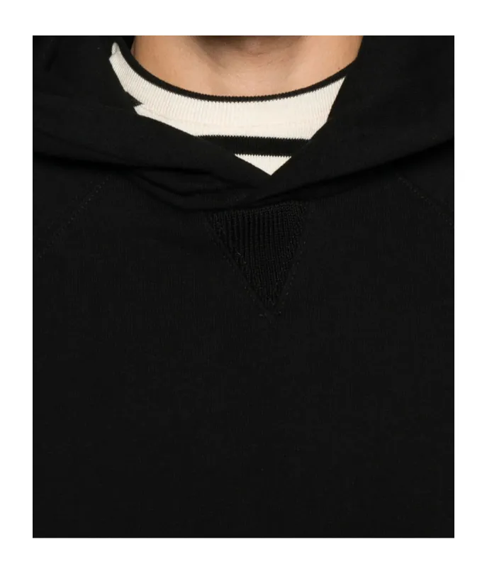 Stretch-Cotton Hoodie