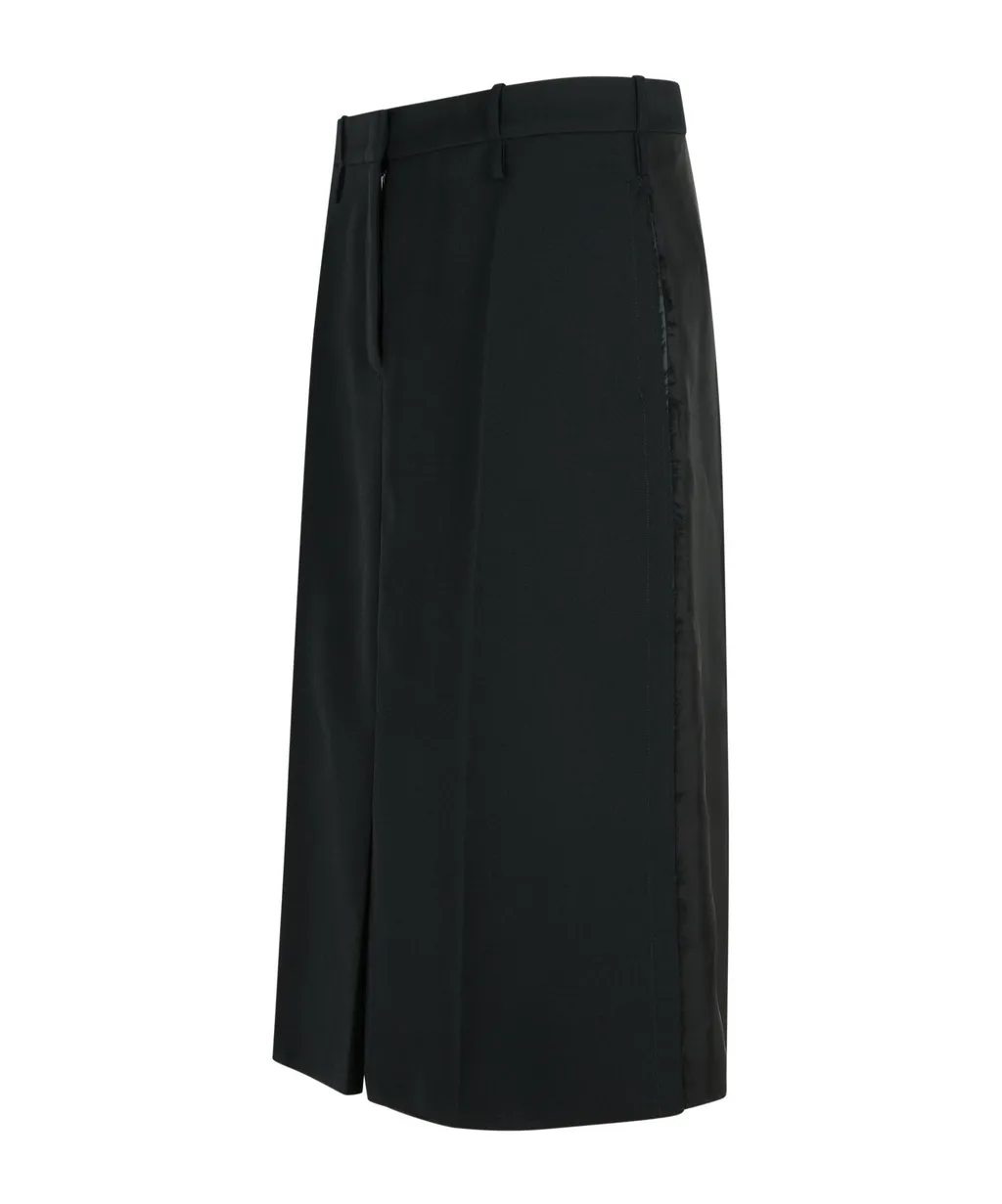 Pleated Midi Skirt