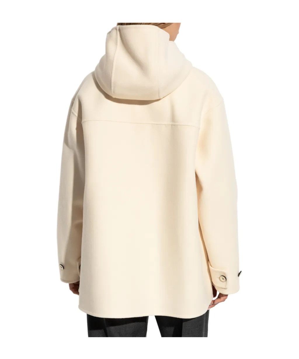 Hooded Zip-Front Jacket