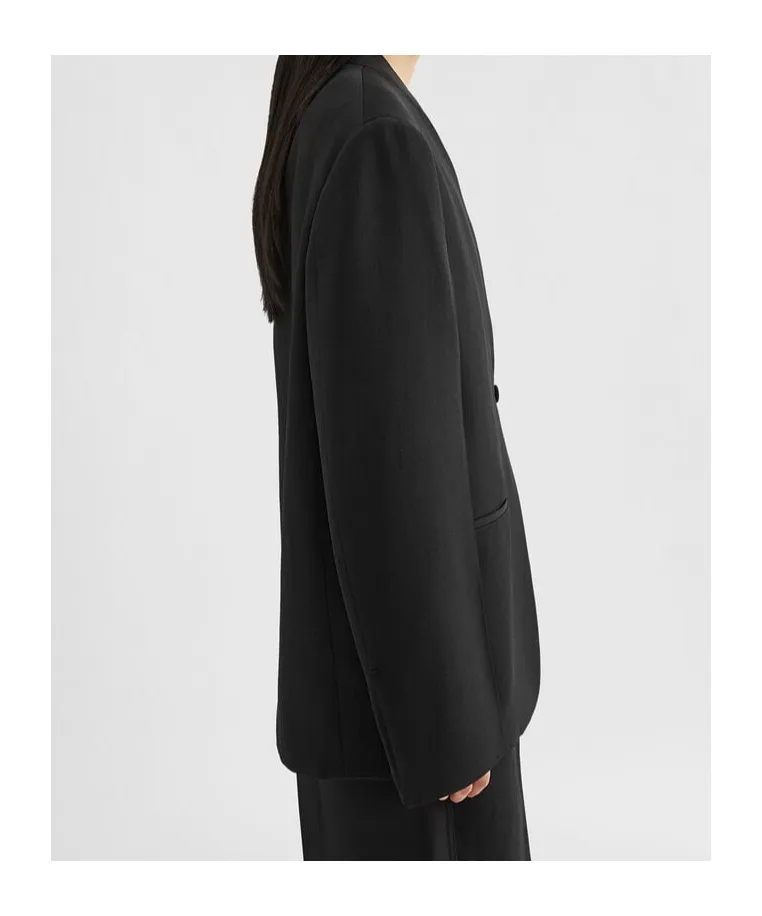 No-Lapel Blazer