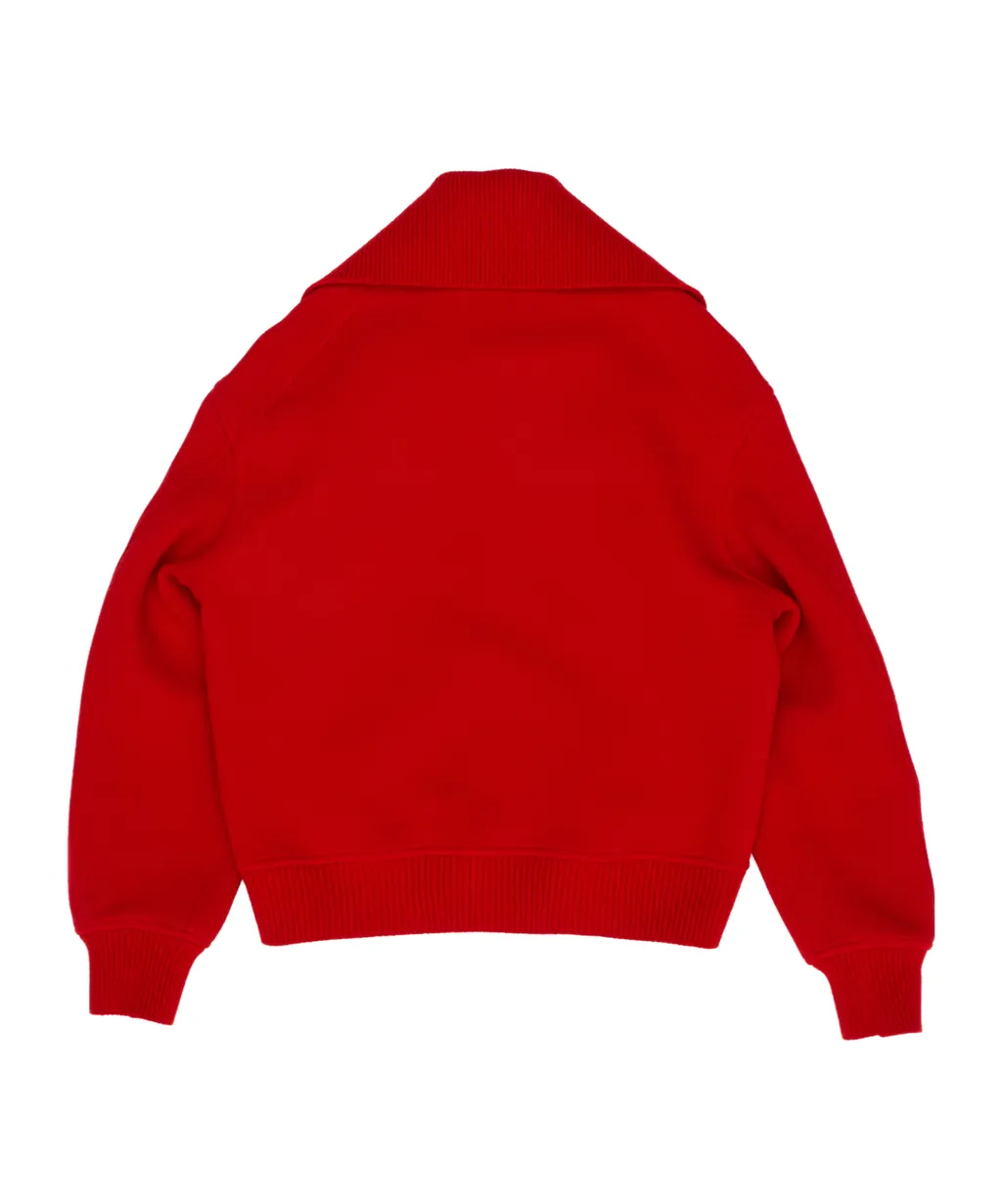 Zipped Bomber Jacket