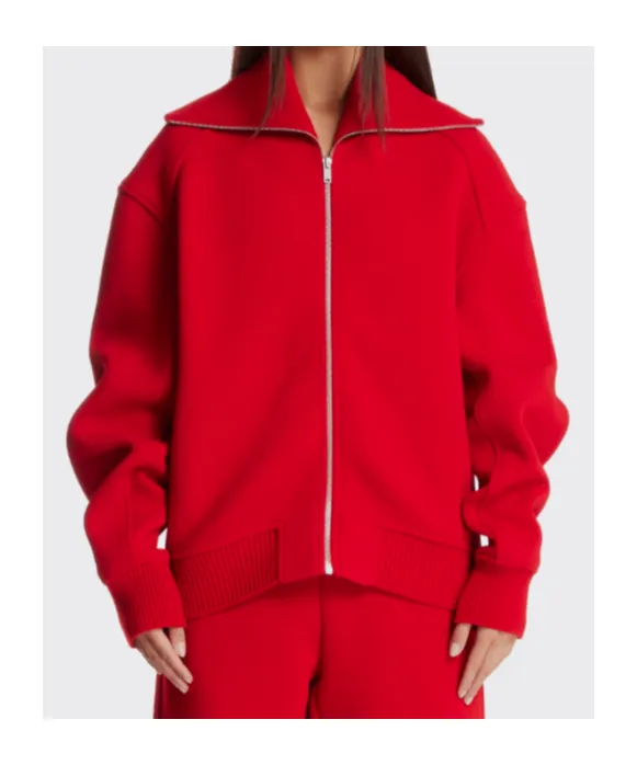 Zipped Bomber Jacket