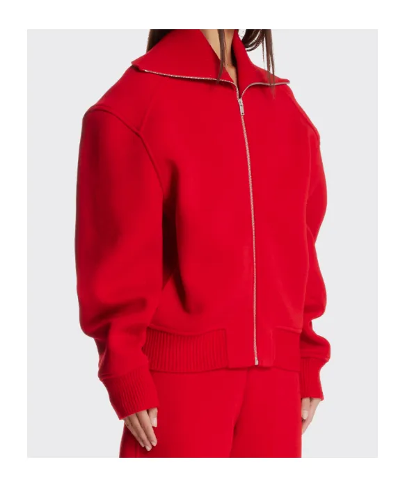 Zipped Bomber Jacket