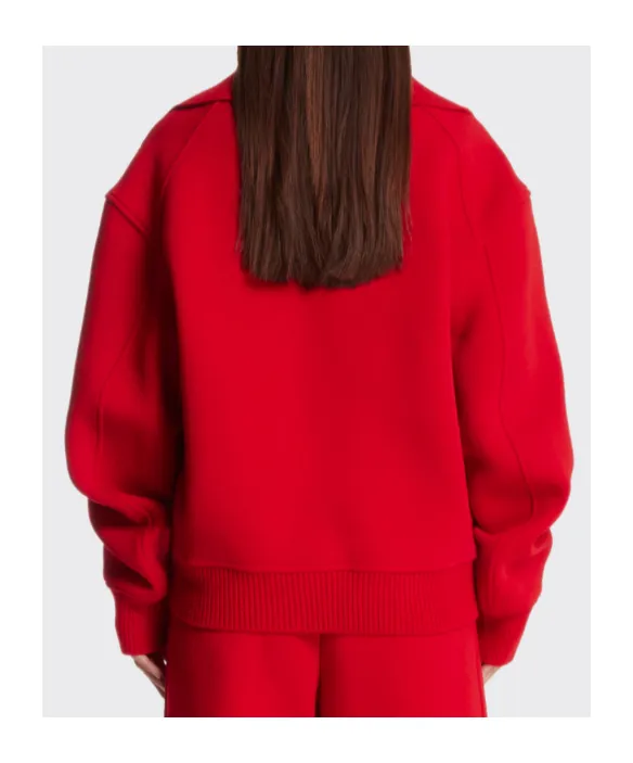 Zipped Bomber Jacket