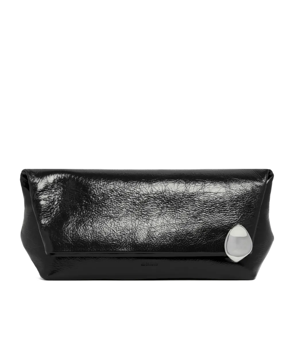 Logo Embossed Clutch Bag